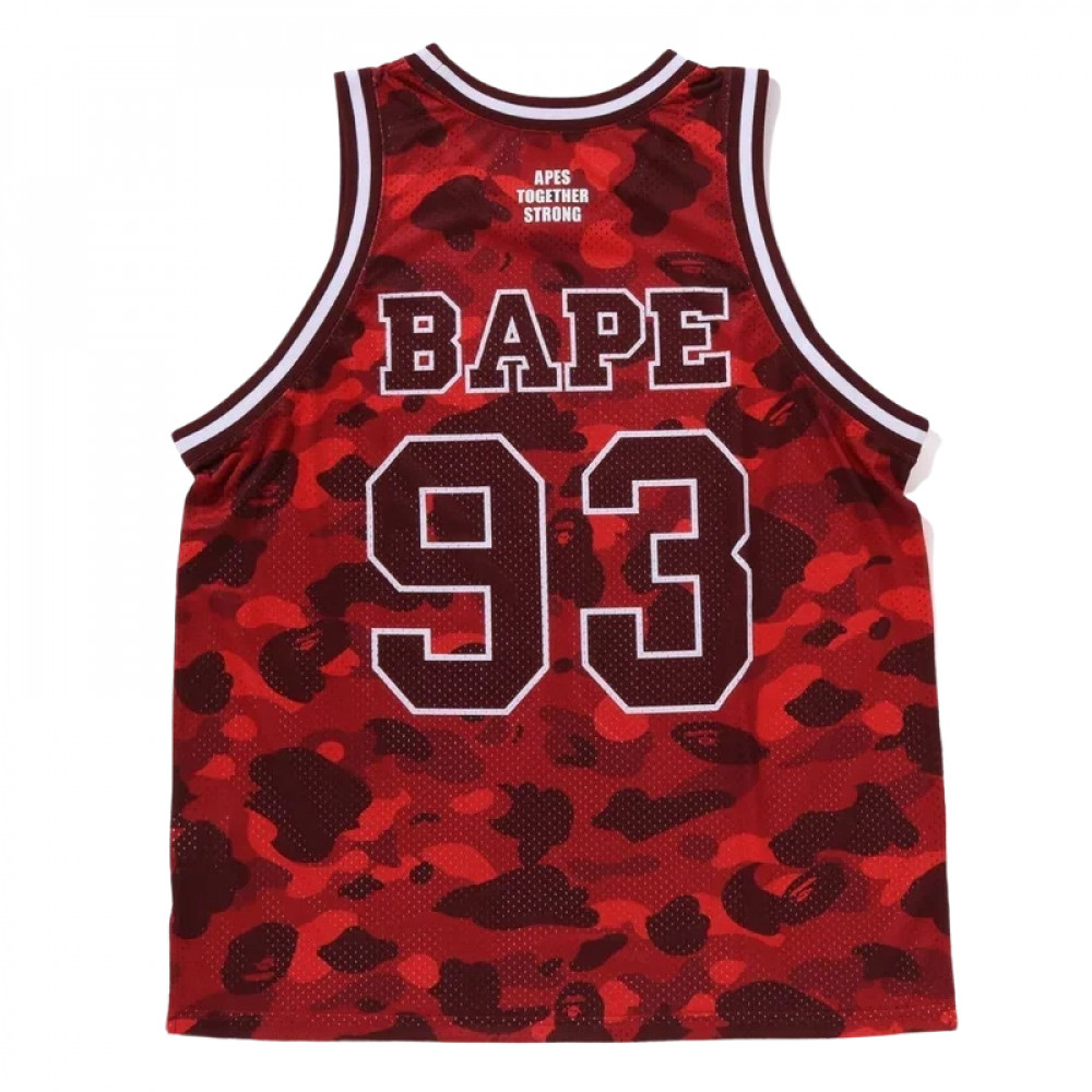 Bape Color Camo 20 Years Jersey (Red)