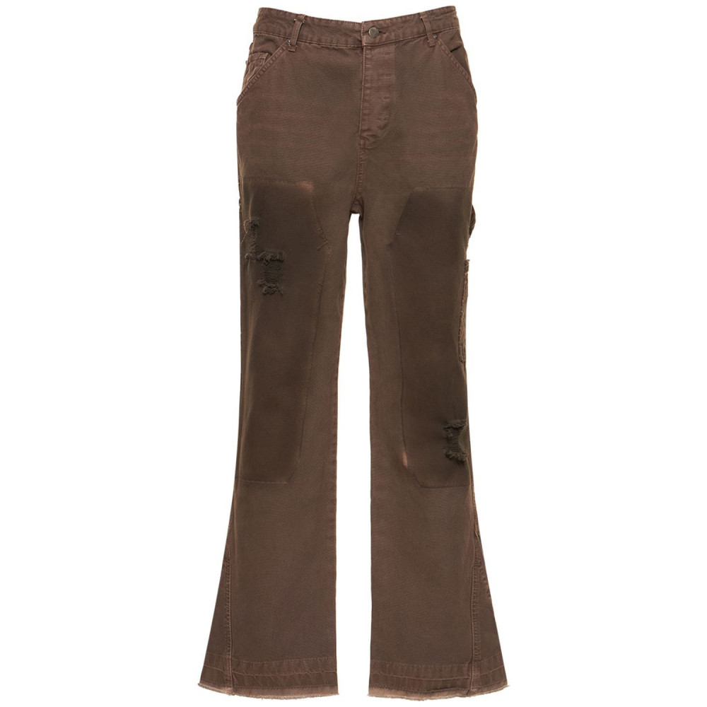 Jaded London Washed Carpenter Pants (Brown)