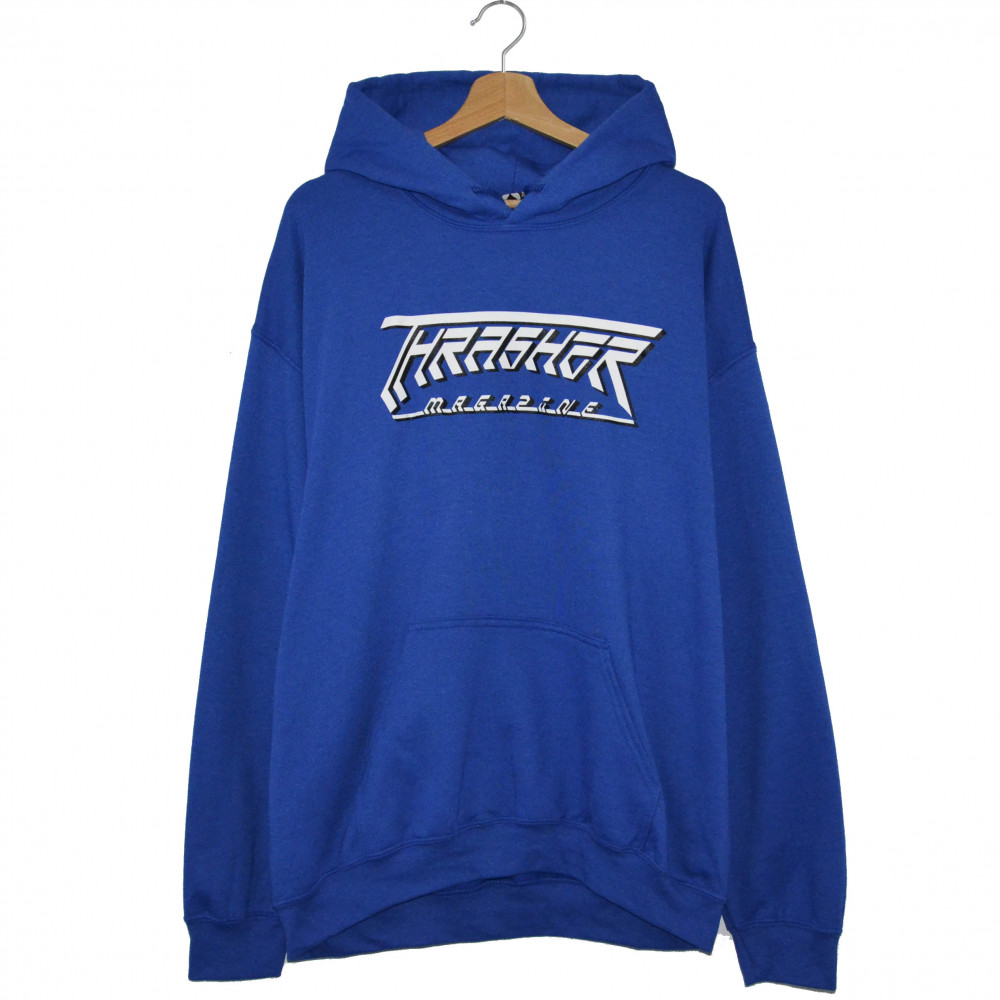 Thrasher Future Logo Hoodie (Blue)