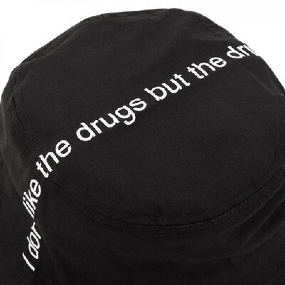 Fuck Art Make Tees Drugs Bucket Hat (Black)