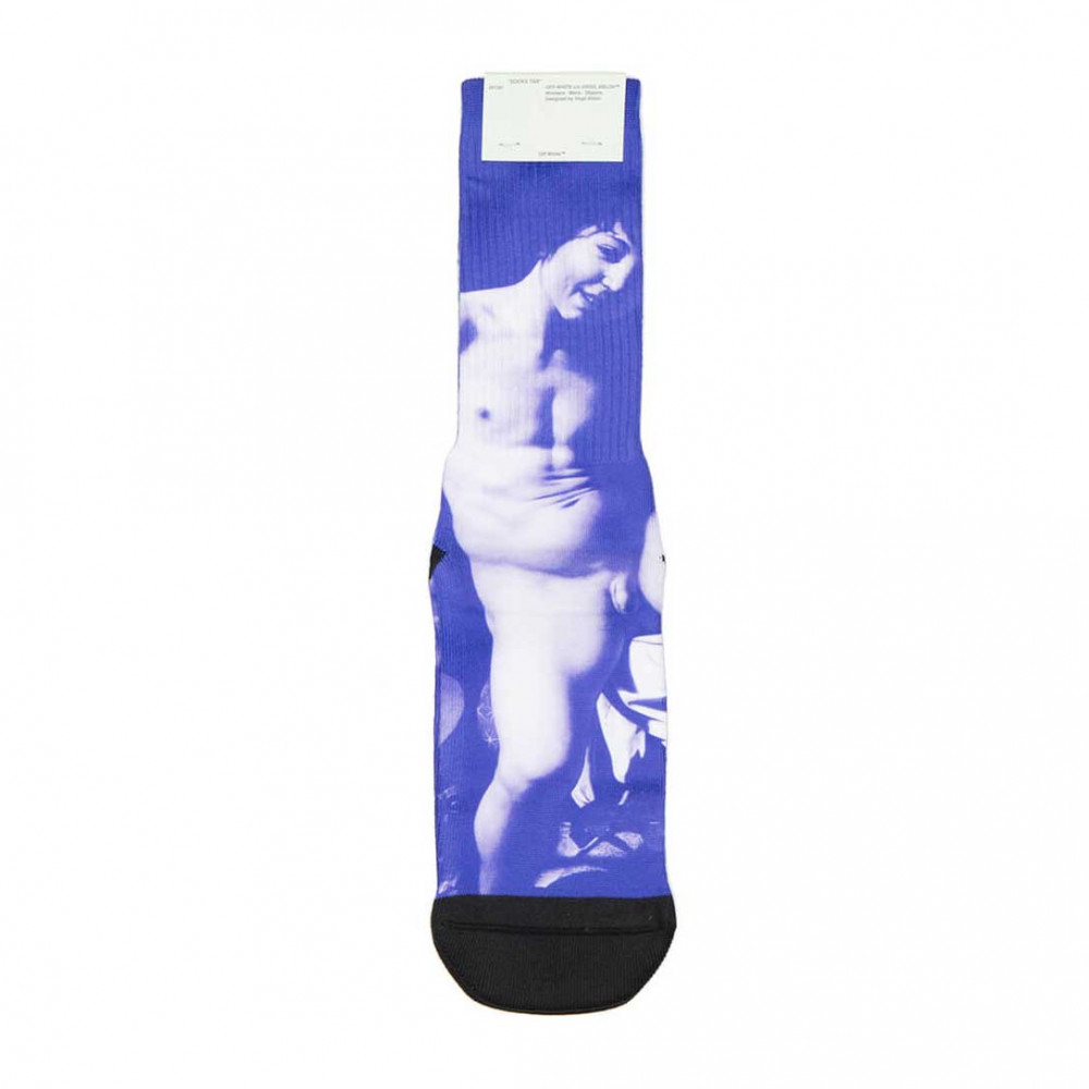 Off-White Hardcore Caravaggio Socks (Blue)