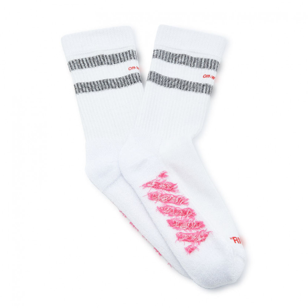Off-White Reversed Sport Sock (White)