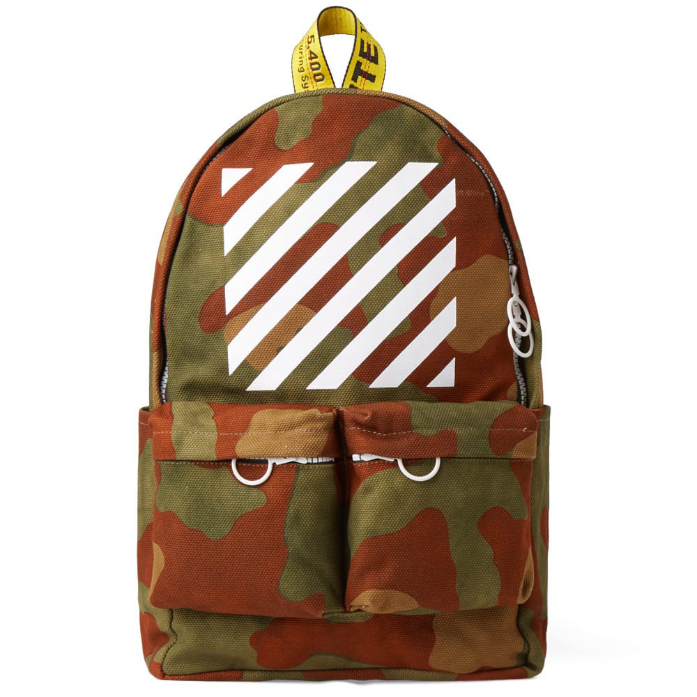 Off-White Diagonal Camo Backpack (Camo)