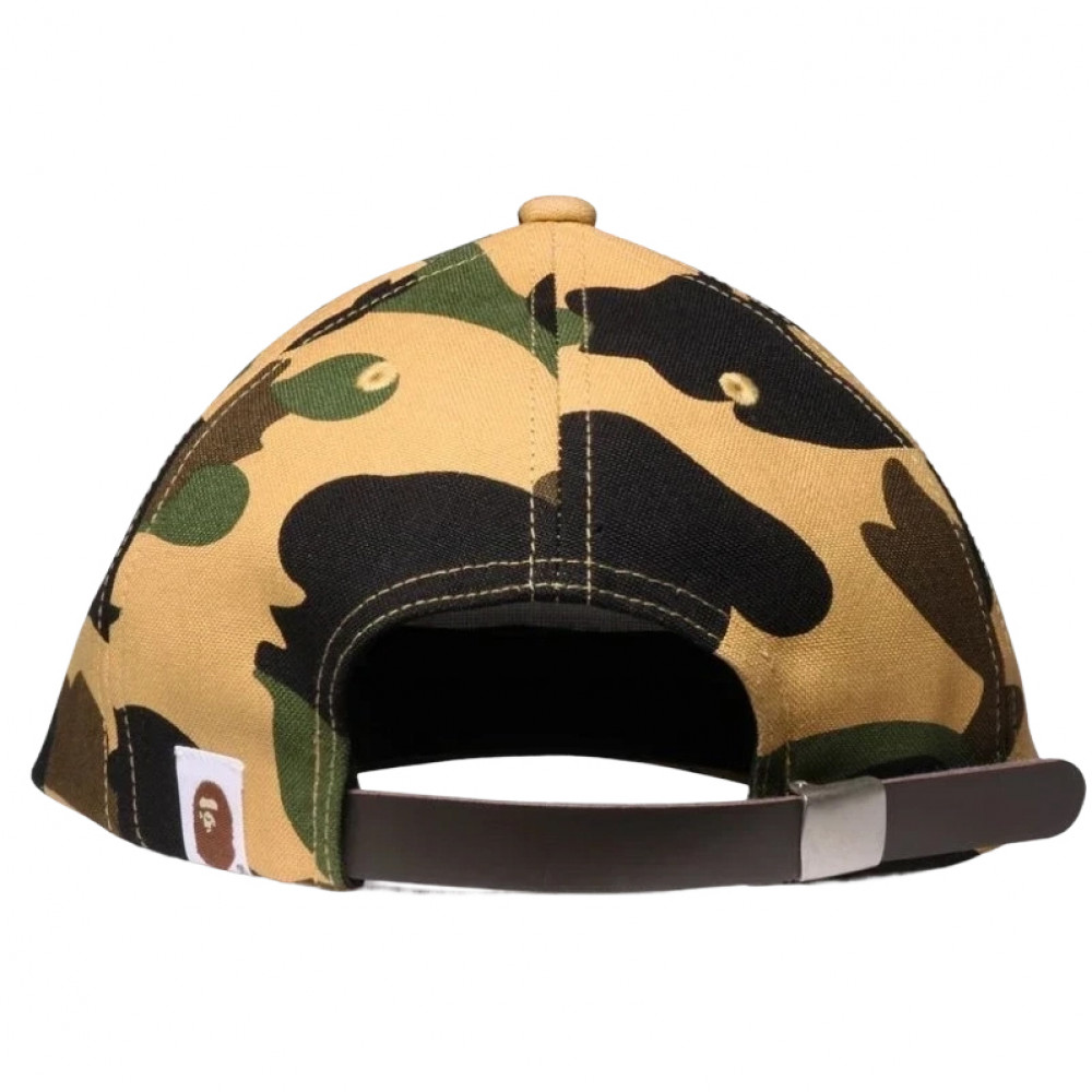 BAPE 1st Camo Trucker Cap (Yellow Camo)