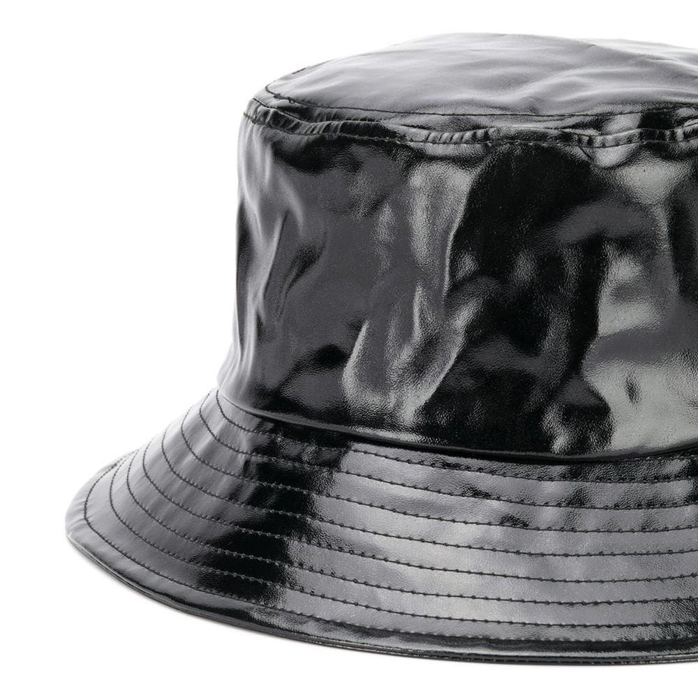 Fiorucci Angel Vinyl Bucket Hat (Black)