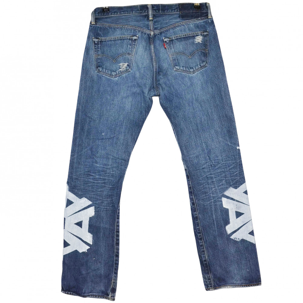 Alure x Flace Distressed Jeans #2 (Blue)