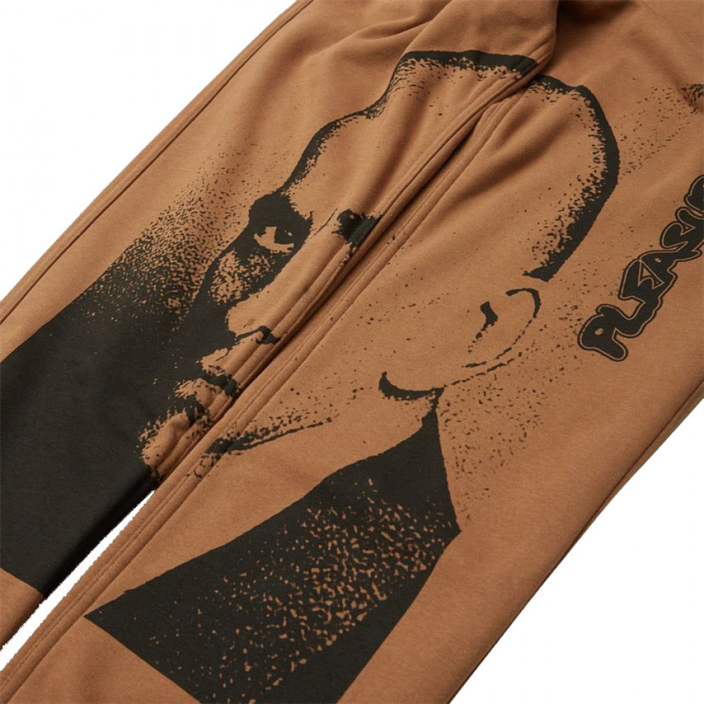 Pleasures Backbone Sweatpants (Brown)