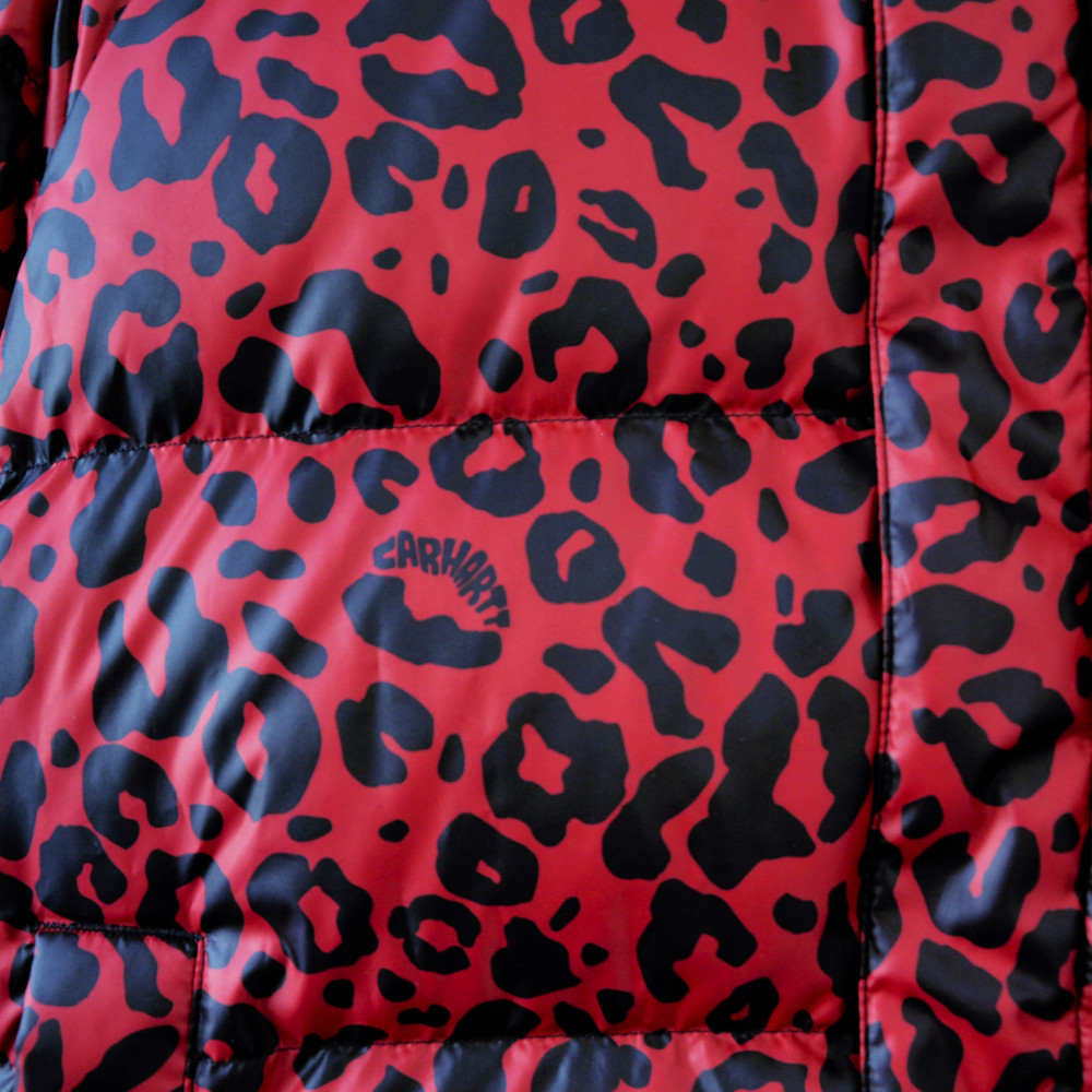 Carhartt WIP Deming Puffer Jacket WMNS (Red Leopard)