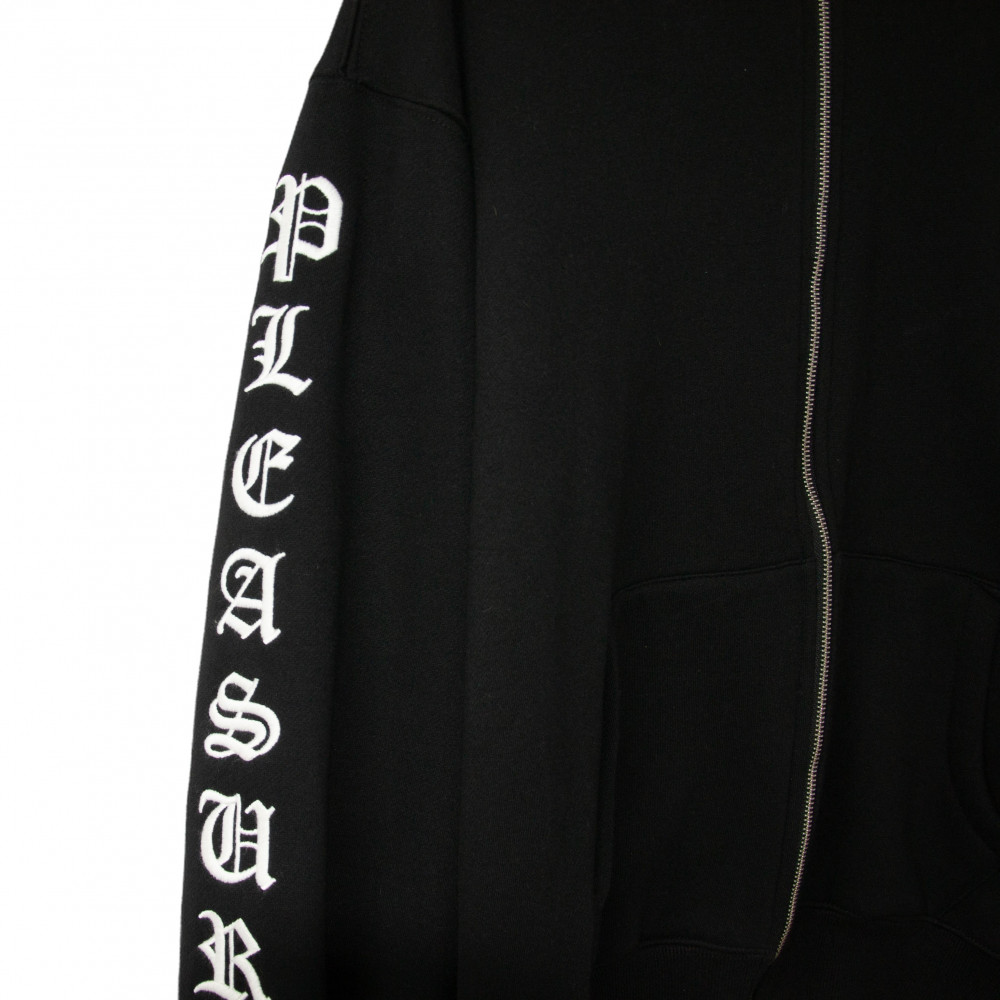 Pleasures OE Zip Up Hoodie (Black)-PPL