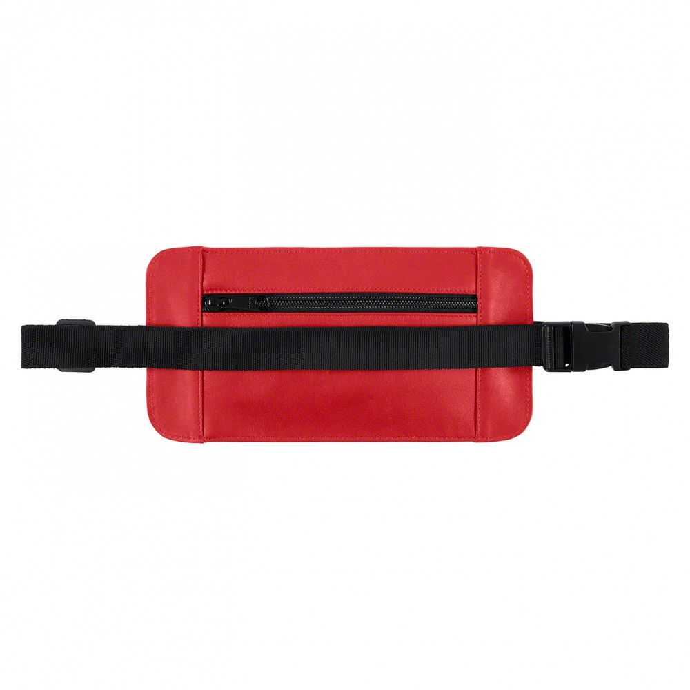Supreme Leather Waist/Shoulder Pouch (Red)