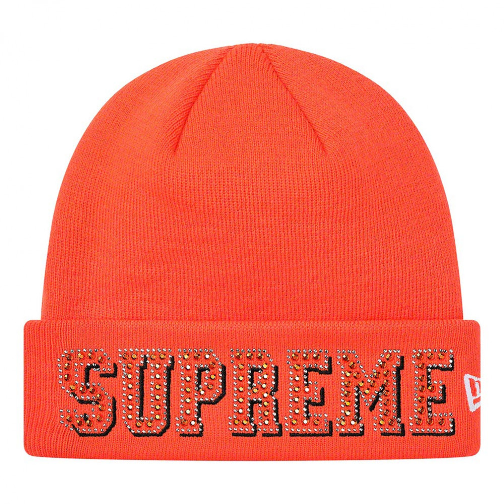 Supreme x New Era Gems Beanie (Orange)