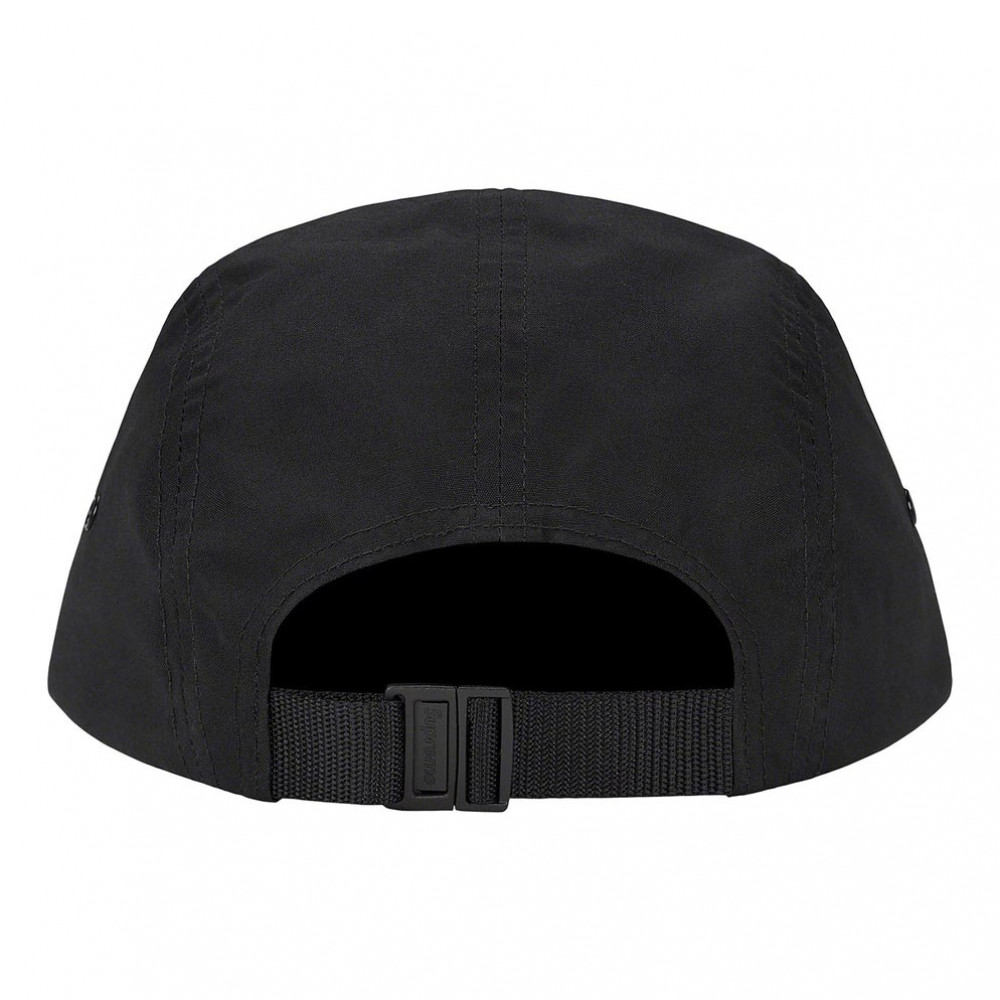 Supreme Reversed Label Camp Cap (Black)