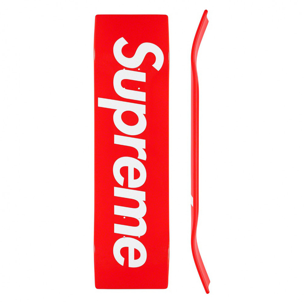 Supreme Uncut Box Logo Skateboard (Red)