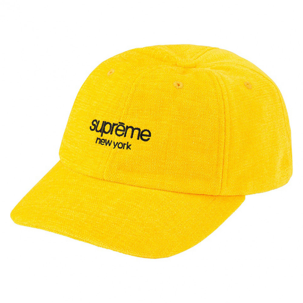 Supreme Chenille 6-Panel Cap (Yellow)