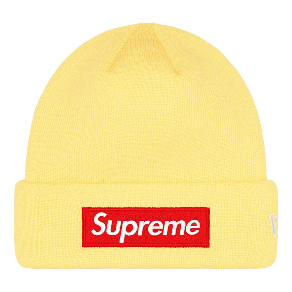 Supreme Box Logo Beanie (Yellow)