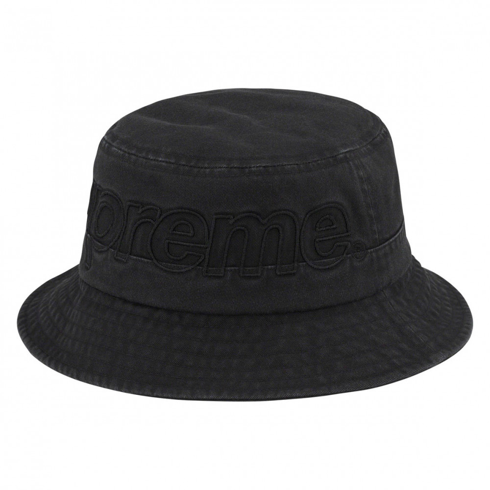 Supreme Outline Crusher Bucket Hat (Black)