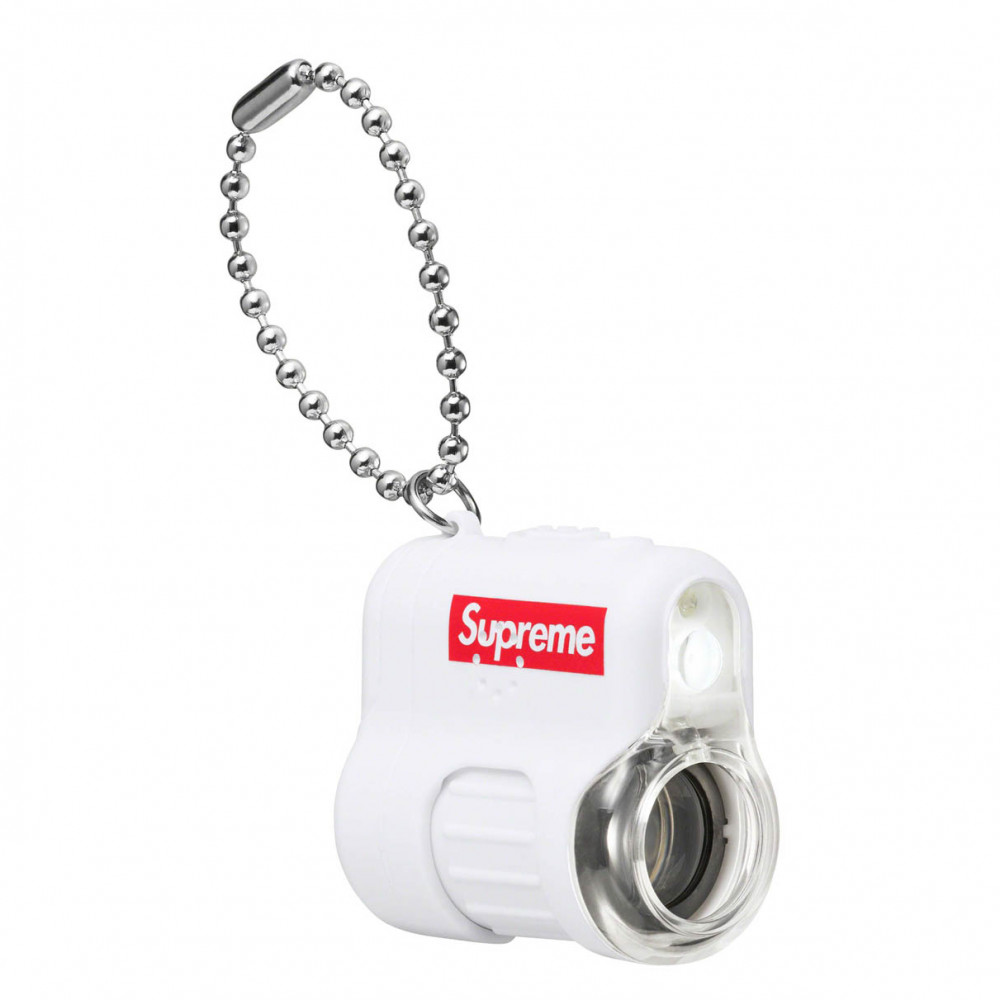 Supreme x Raymay Pocket Microscope Keychain (White)