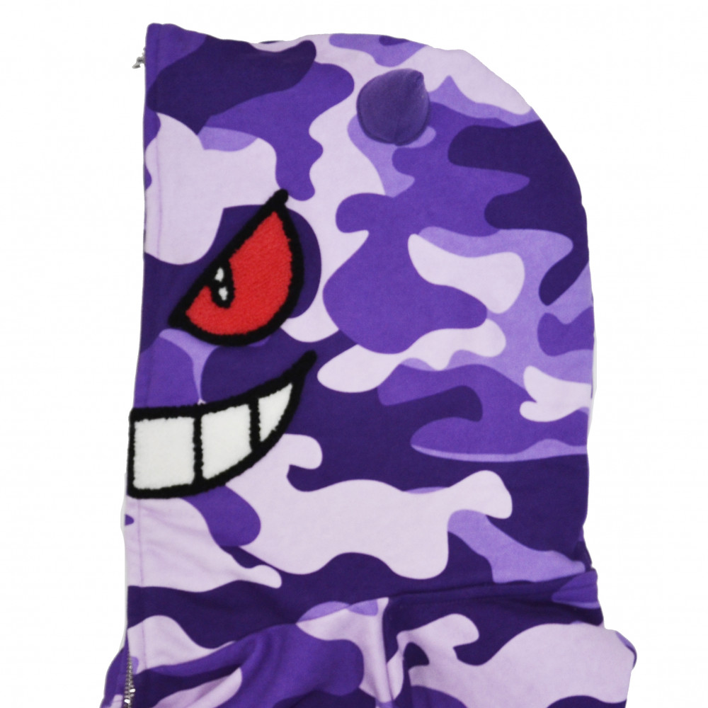 Kanto Starter Gengar Hoodie (Purple Camo)