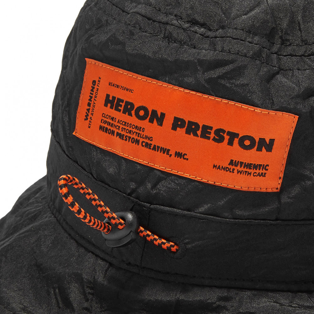 Heron Preston Bucket Hat (Black)