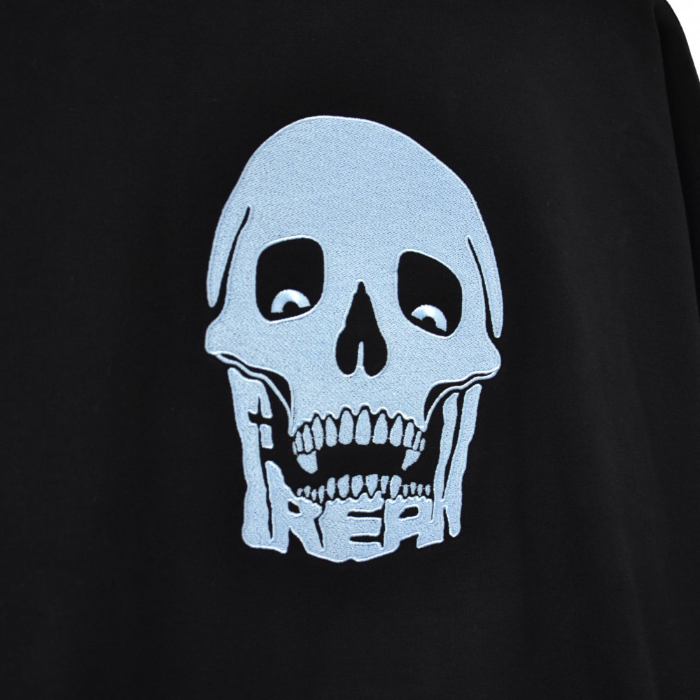 Freak Logo Embroidered Hoodie (Black)