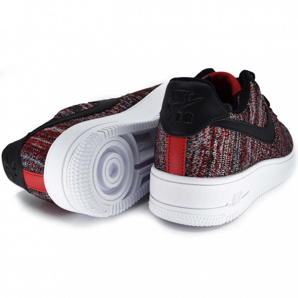 Nike Air Force 1 Flyknit 2.0 (University Red/Black)