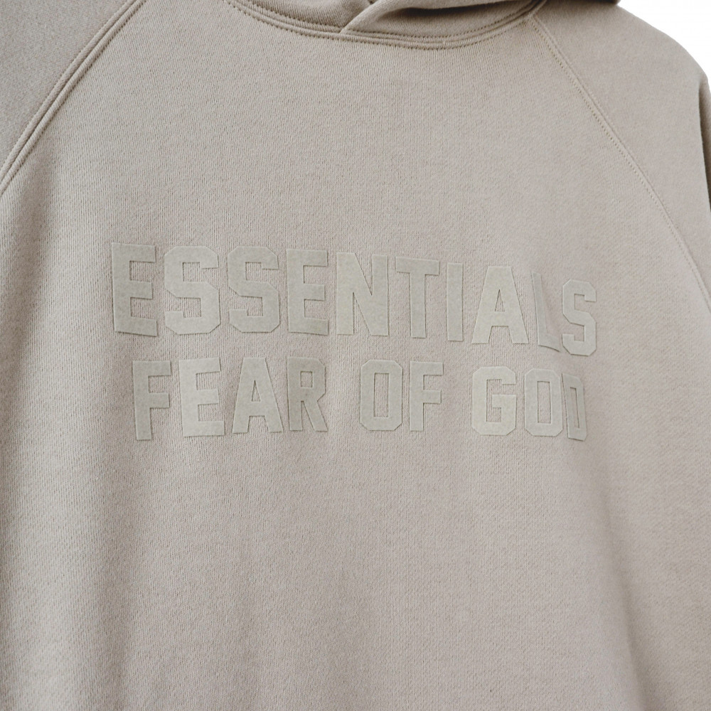 Fear of God Essentials Hoodie Smoke