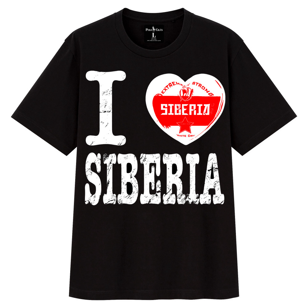 Polo Cigan I Love Siberia Tee (Black)