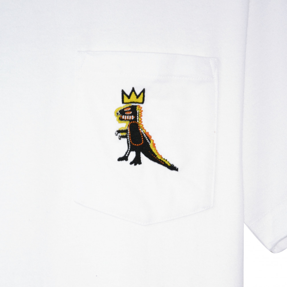 Jean-Michel Basquiat x Uniqlo Dinosaur Pocket Tee (White)