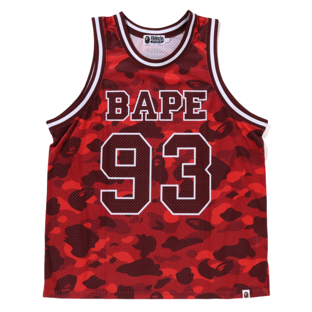 Bape Color Camo 20 Years Jersey (Red)