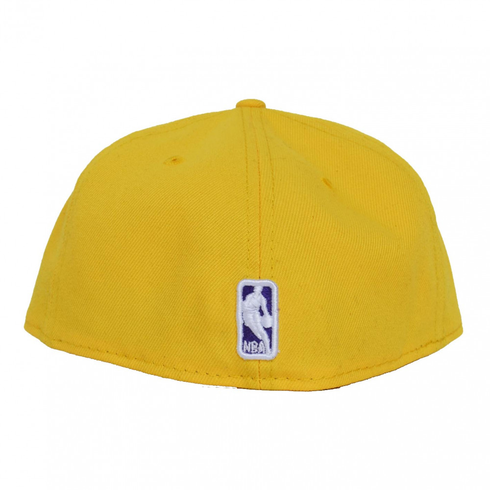 New Era Los Angeles Lakers Fitted Cap (Yellow)