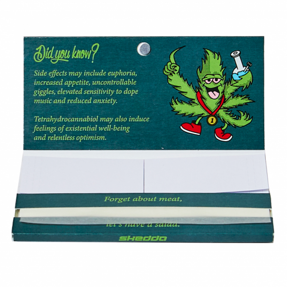 Skedda Rolling Papers With Tips (Green)
