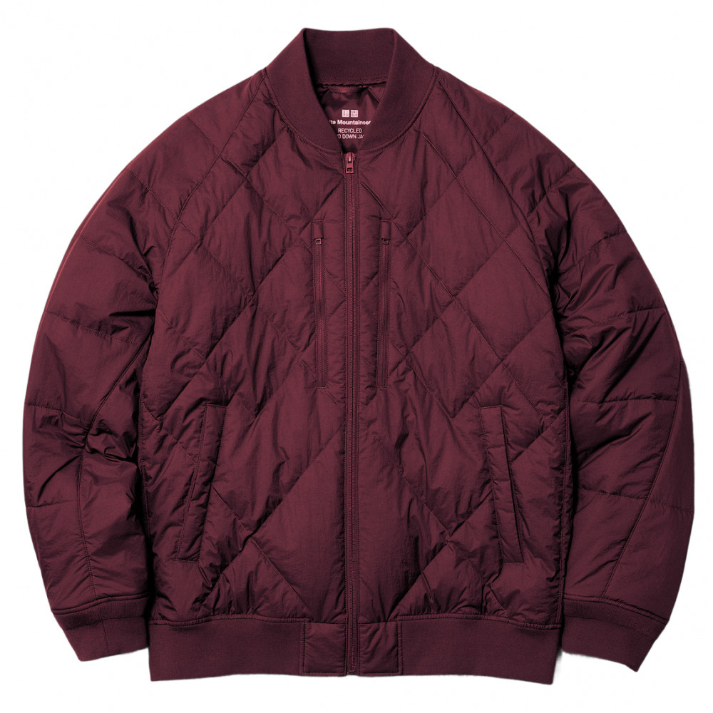 White Mountaineering x Uniqlo Recycled Down Jacket (Bordeaux)