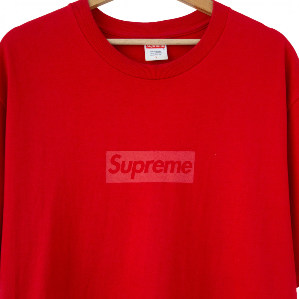 Supreme Tonal Box Logo Tee (Red)-VJT