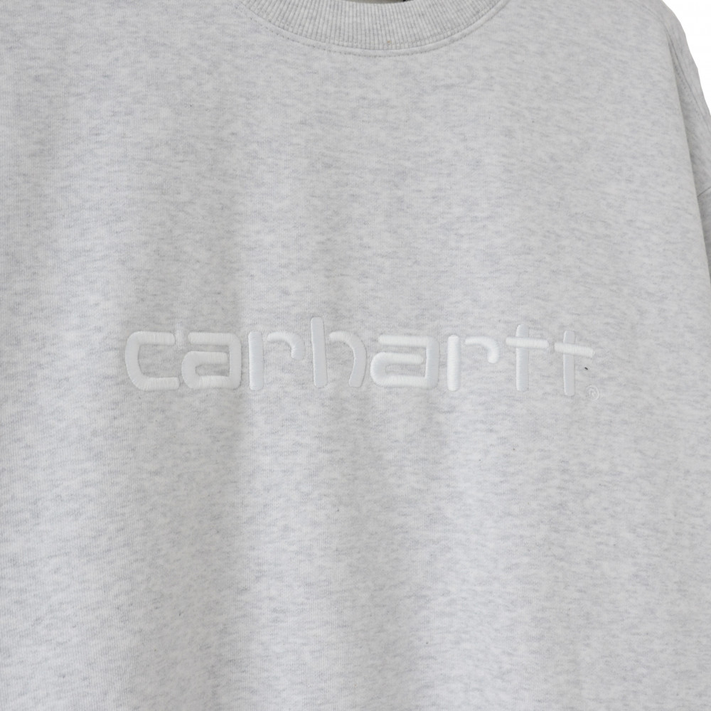 Carhartt WIP Logo Crewneck (Grey)