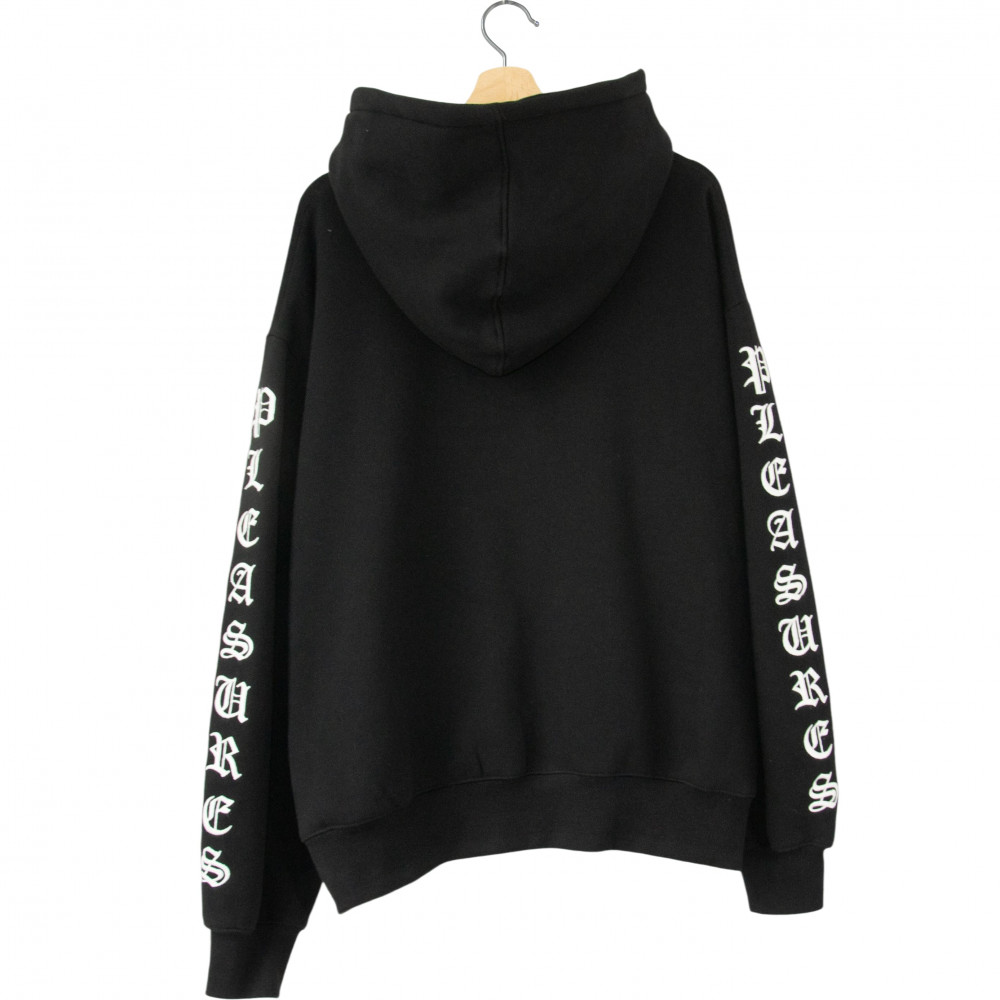 Pleasures OE Zip Up Hoodie (Black)-PPL