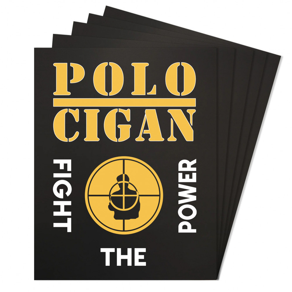 Polo Cigan Public Enemy Poster V2 (Black)