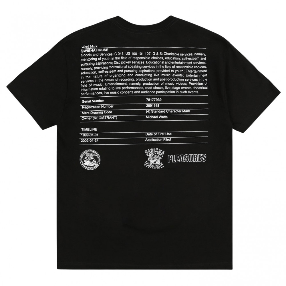 Pleasures x Swisha House Trademark Tee (Black)