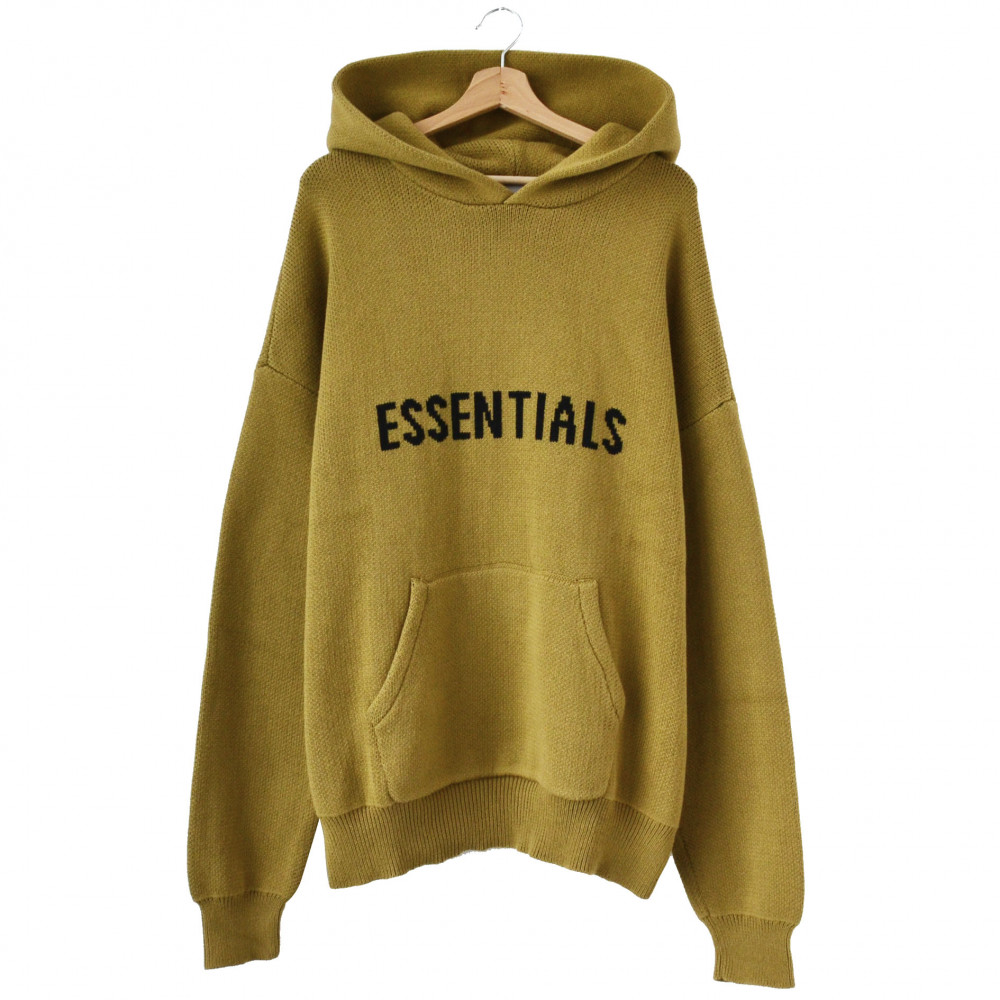 Essentials by Fear of God Knit Hoodie (Amber)
