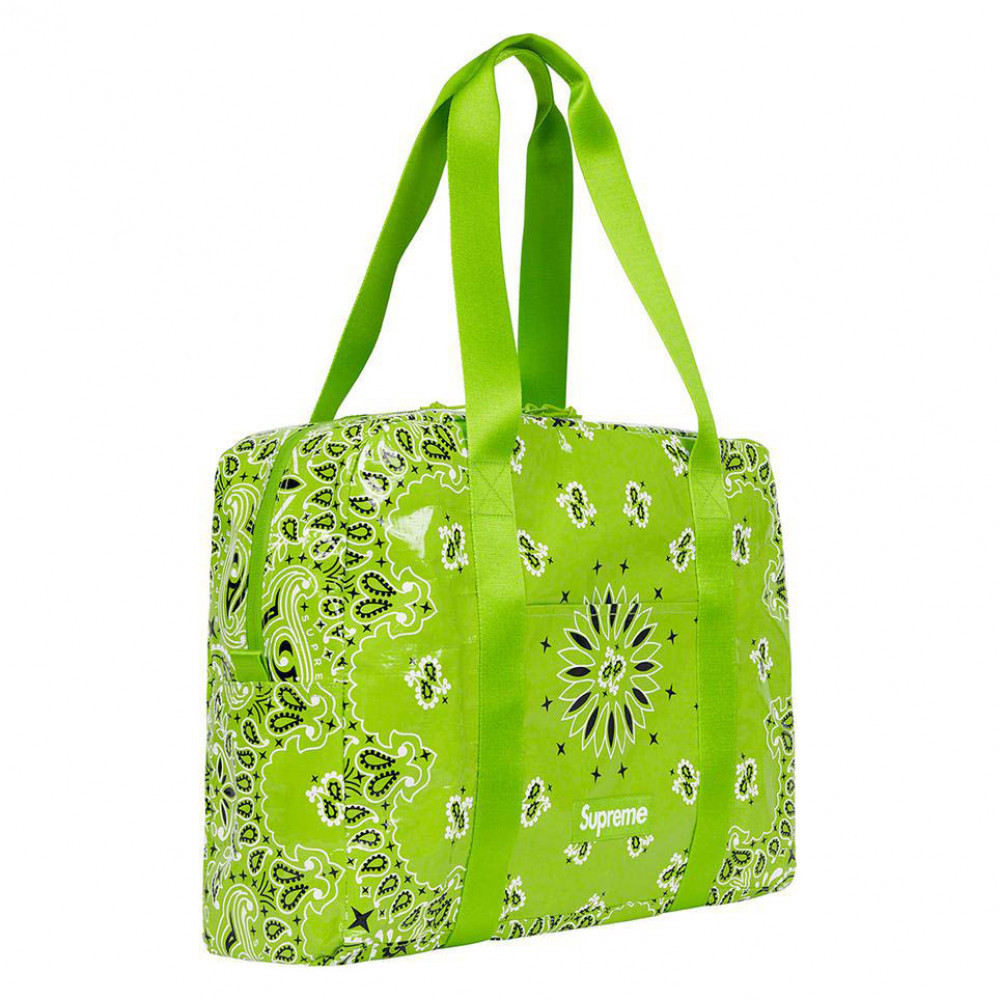 Supreme Bandana Tarp Small Bag (Bright Green)