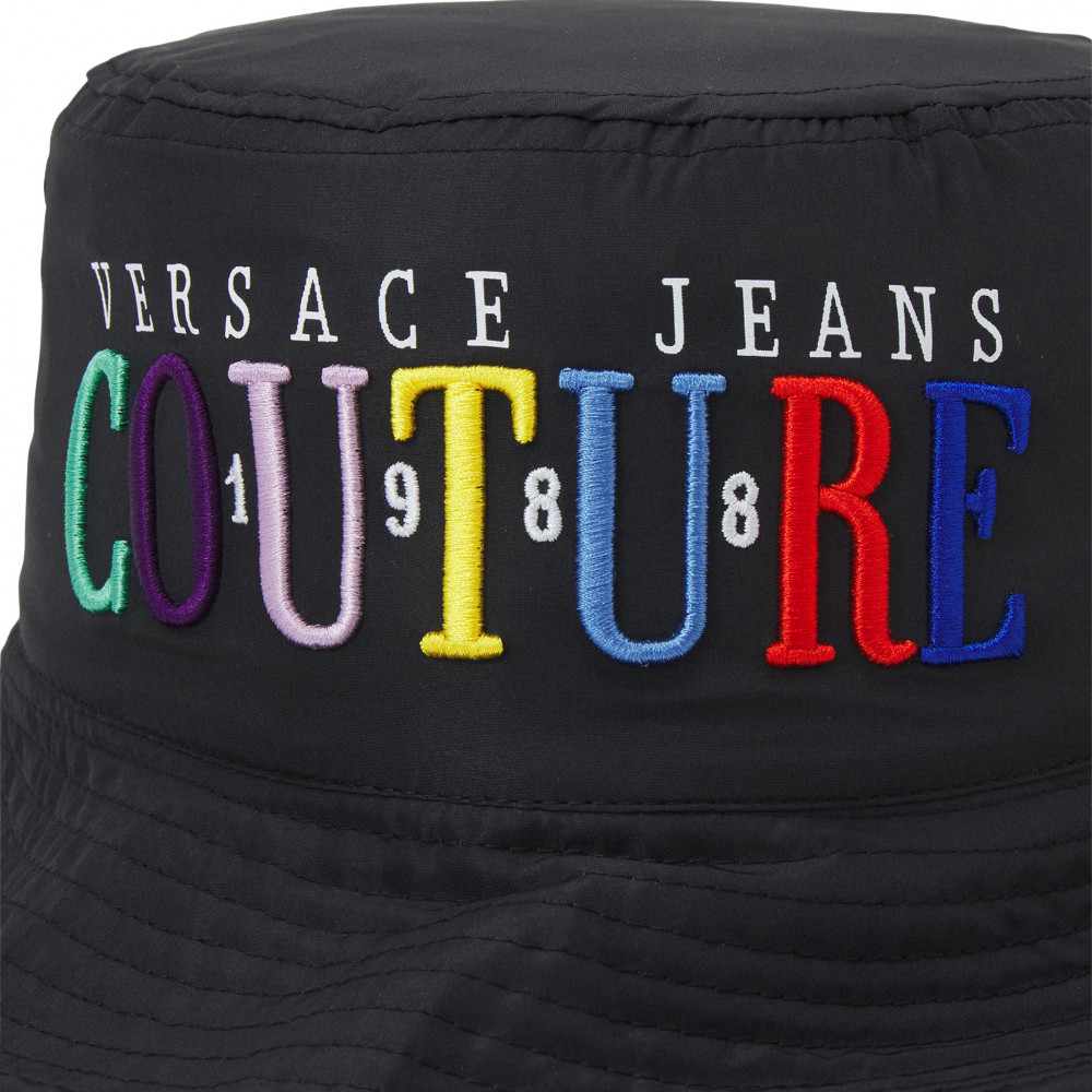 Versace Jeans Couture Big Logo Bucket Hat (Black)