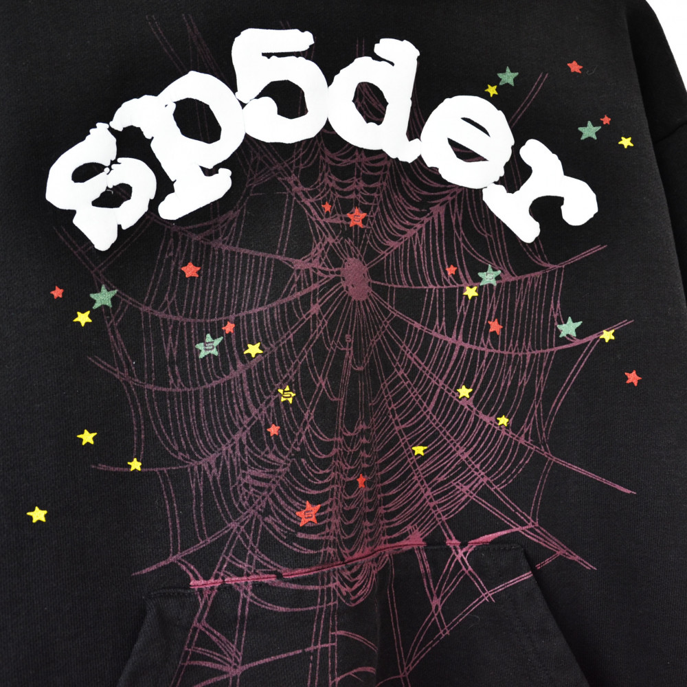 Sp5der Worldwide Hoodie (Black)