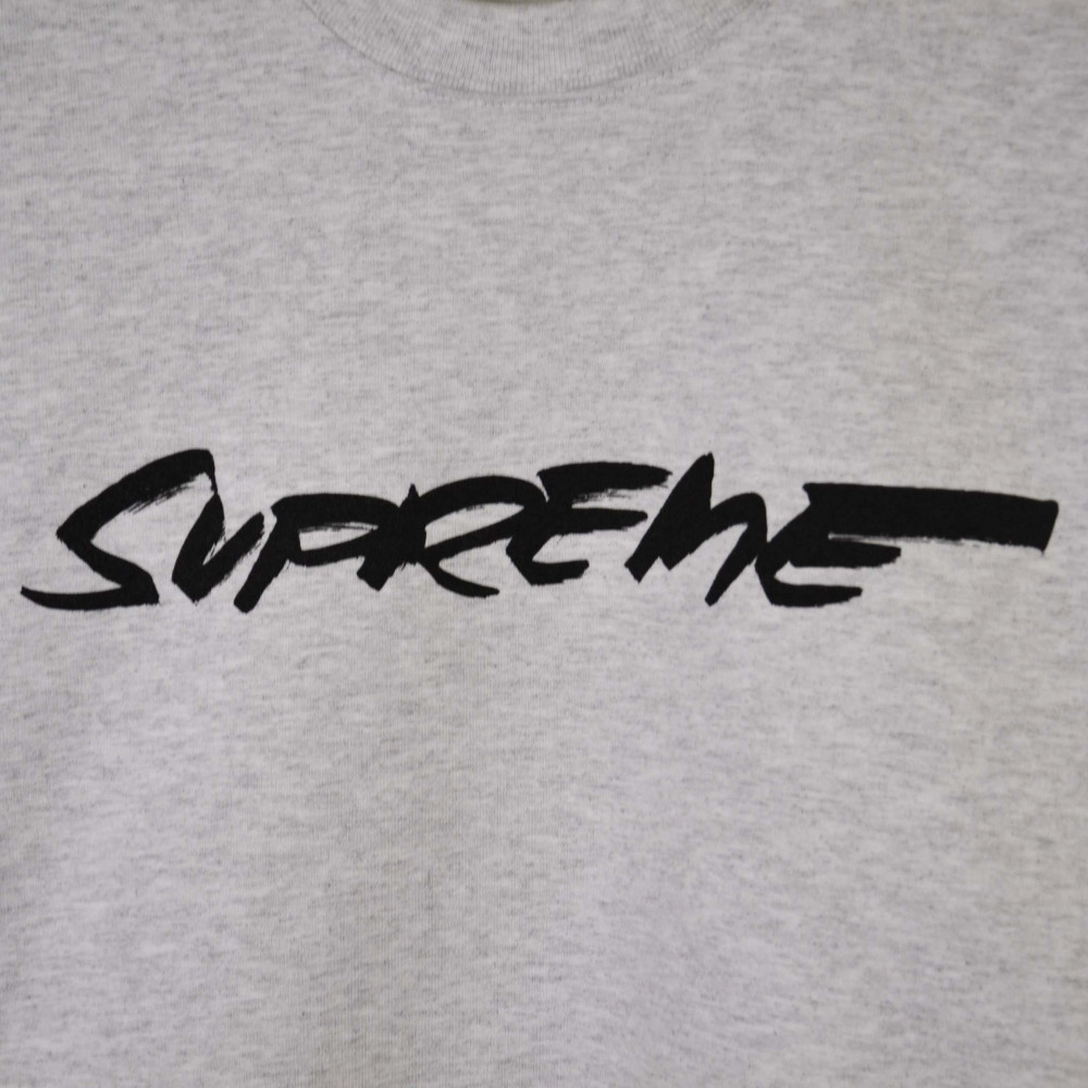 Supreme Futura Logo Crewneck (Grey)