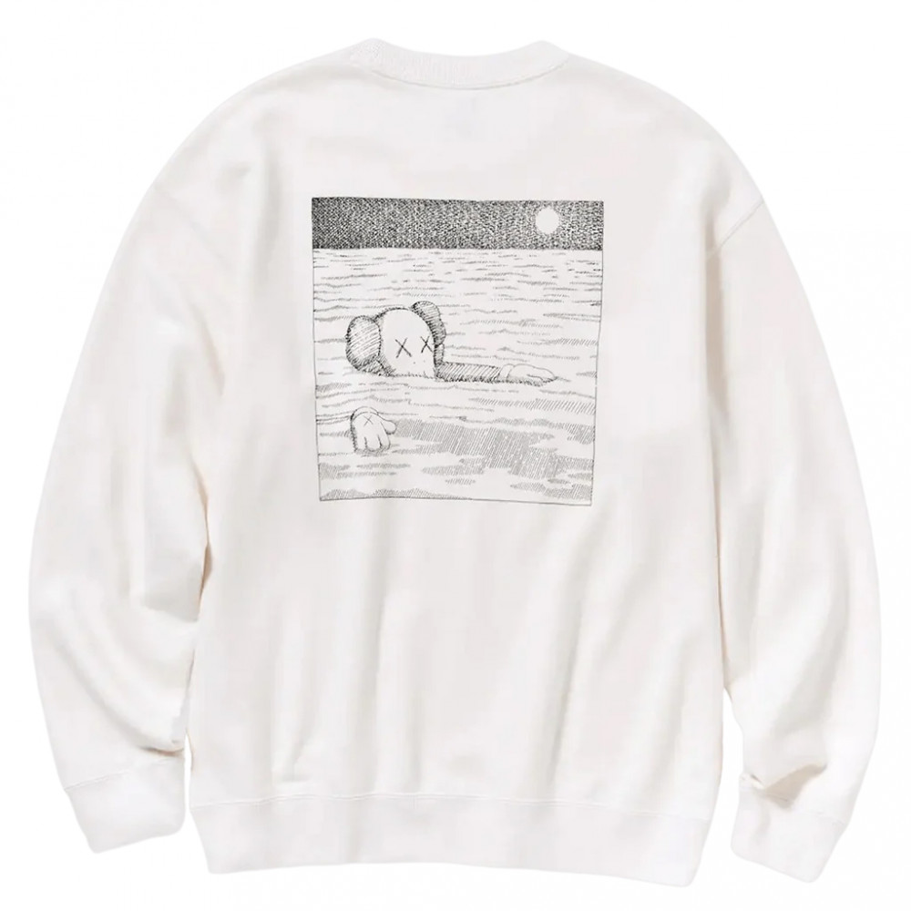 Kaws x Uniqlo Tide Crewneck (Off White)