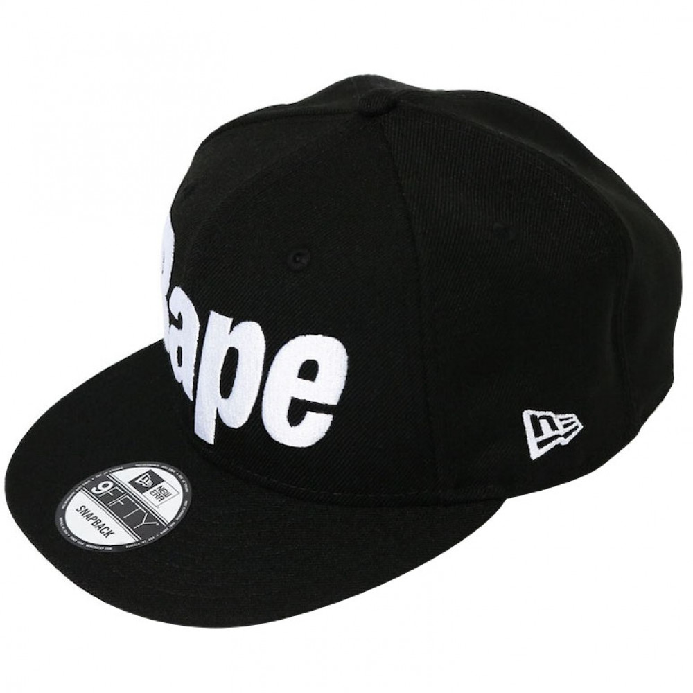 Bape x New Era Snapback Cap (Black)