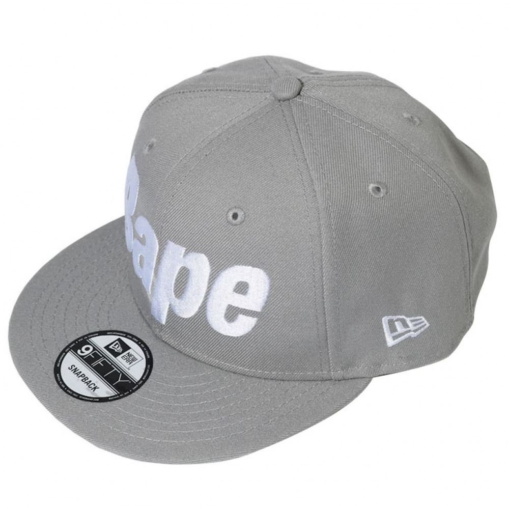 Bape x New Era Snapback Cap (Gray)