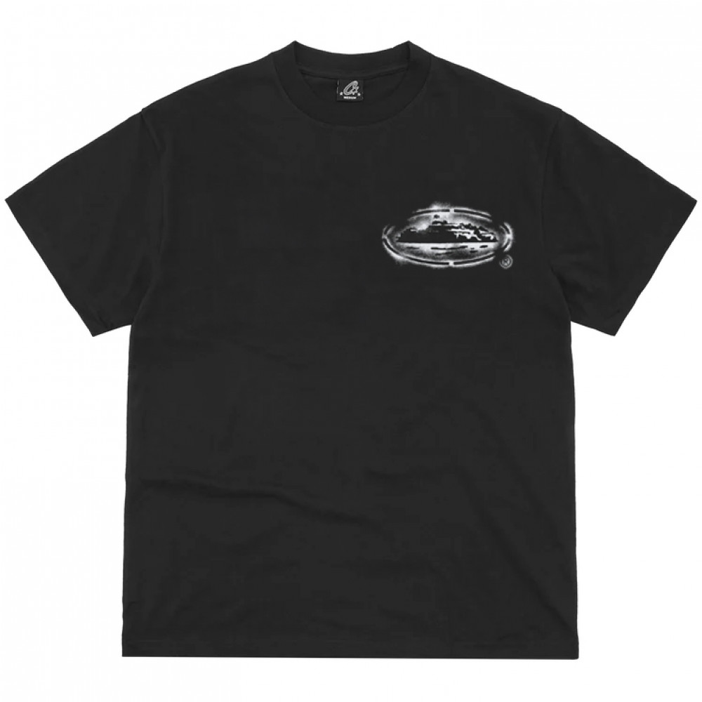 Corteiz Island Stencil Tee (Black)