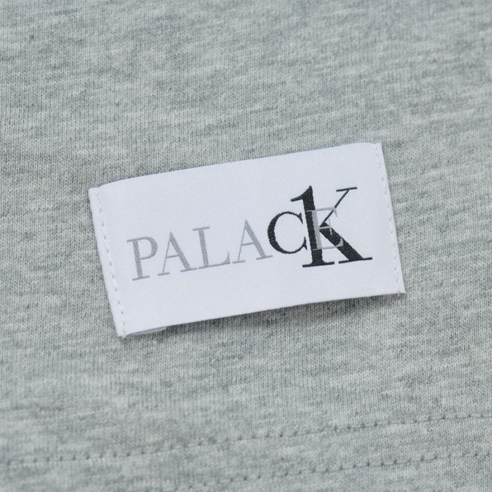 Palace x Calvin Klein CK1 Crew Neck Tee (Heather Grey)