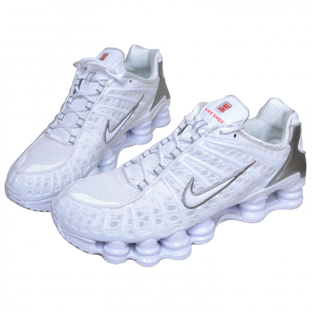 Nike Shox TL (White/Metallic Silver)