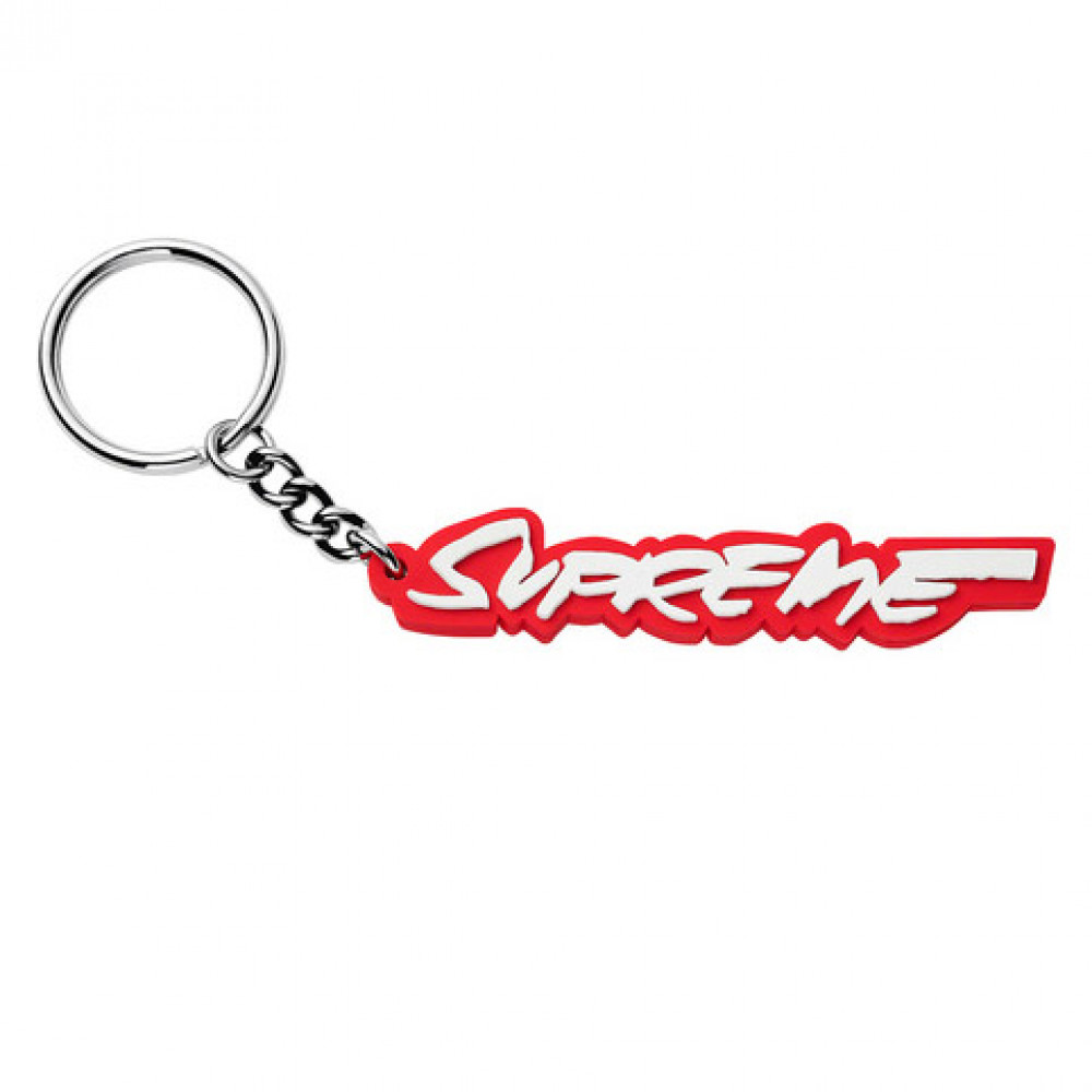Supreme Futura Logo Keychain (Red)