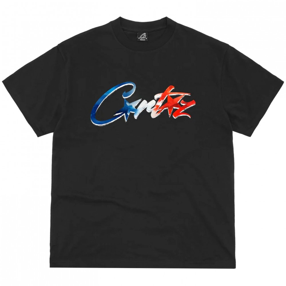 Corteiz Francais Allstarz Tee (Black)